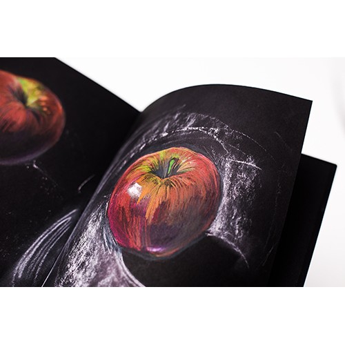 Бумага черная для сухих техник GrafArt black Малевичъ 150 г/м, А4, 100л